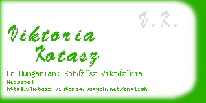 viktoria kotasz business card